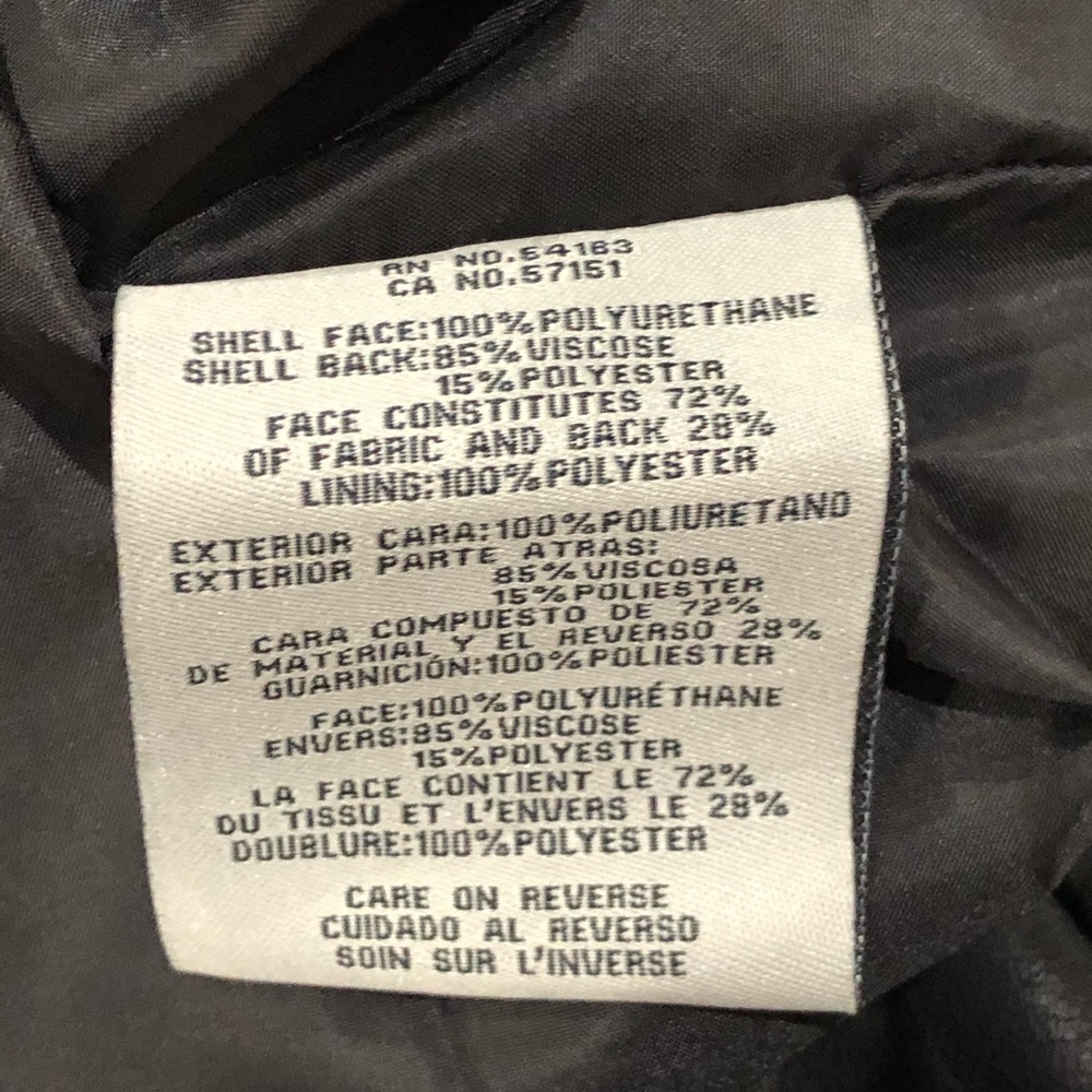 Levi's Faux Leather Asymmetrical Motorcycle Jacket - Picture 6 of 10